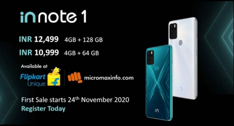 Micromax In 1b and Micromax In Note 1 launched