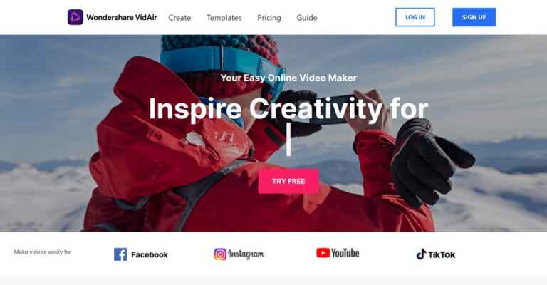 Wondershare VidAir- Easy Online Video Maker for your Business