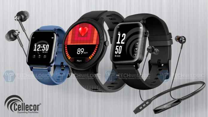 Cellecor Smartwatches and Neckbands launched in India