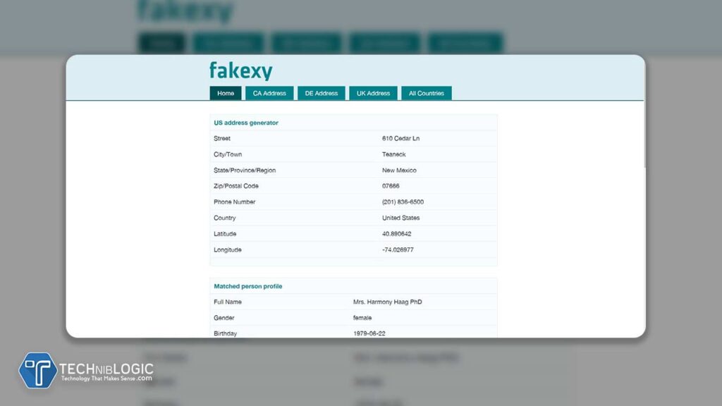 10 Best Fake Address Generator Online for UK, US & India 10