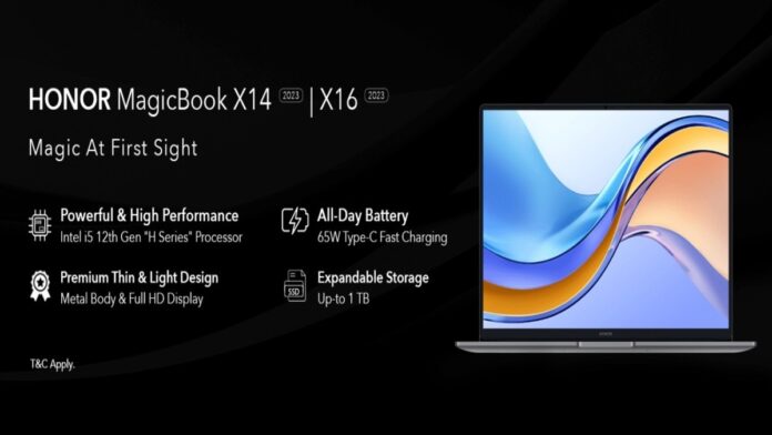 Honor Launch MagicBook X14 (2023) & MagicBook X16 (2023) in India