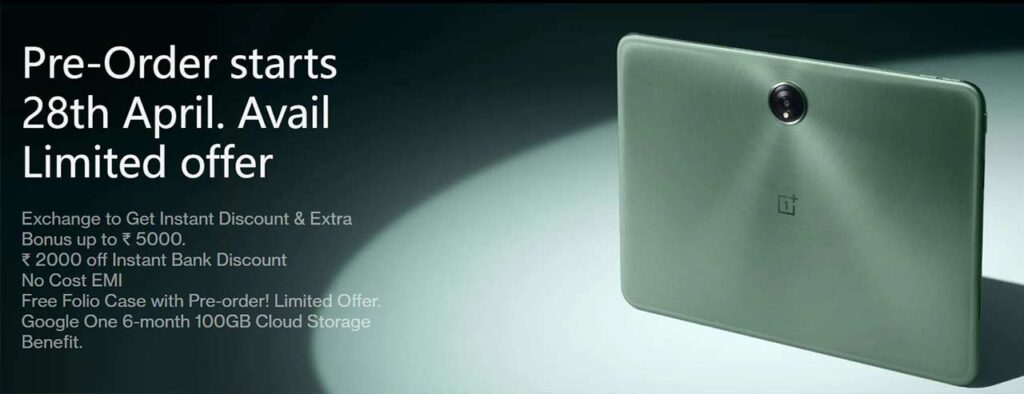 OnePlus Pad Pre-Orders Now Open in India: Pricing and Bank Offers 1