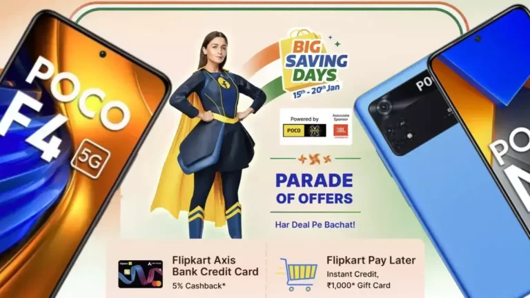 Flipkart Big Saving Days Sale: POCO offers Crazy Discounts on their Products
