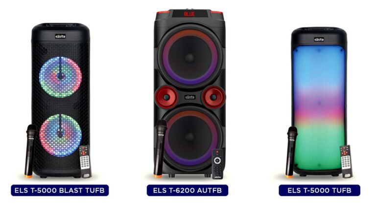 Elista New Trio Of Power-Packed Portable Speakers Launches In India