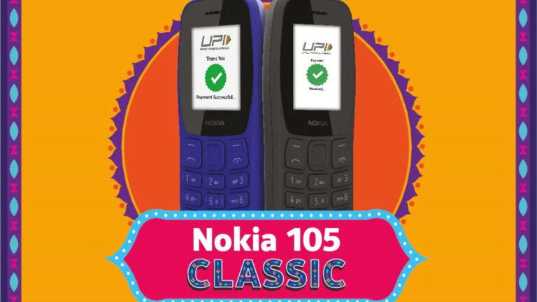 New Nokia 105 Classic Launched With UPI Support 