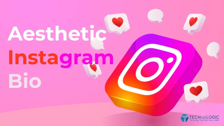 Aesthetic instagram bio