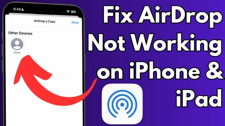5 Best Ways To Fix AirDrop Not Working on iPhone Or iPad