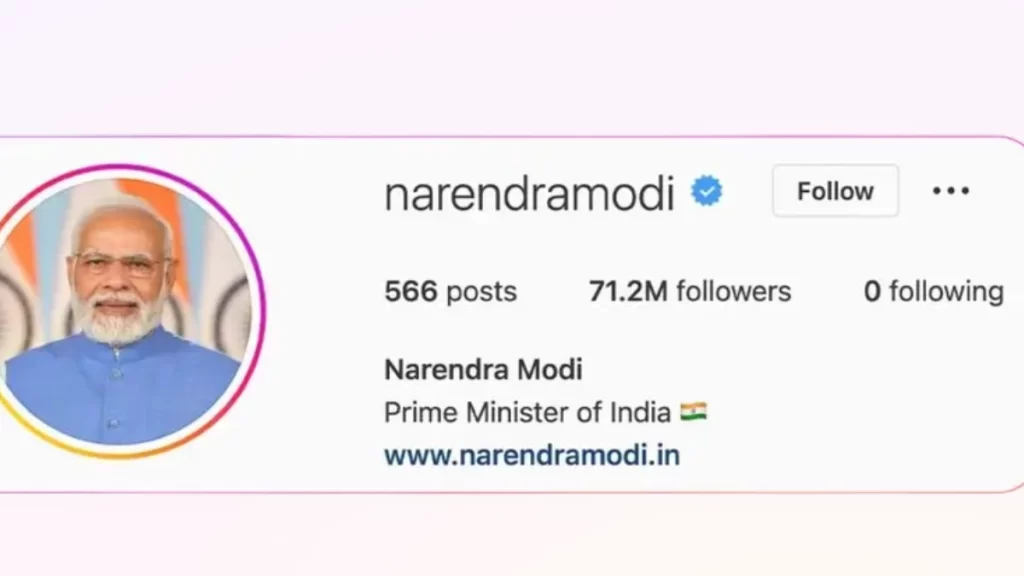 Top 8 Indians With Highest Followers On Instagram Revealed! 6 Narendra Modi