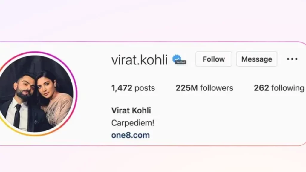 Top 8 Indians With Highest Followers On Instagram Revealed! 1 highest followers on Instagram
