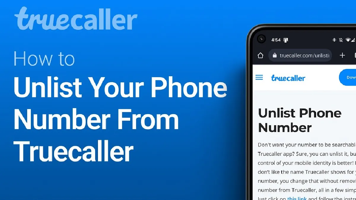 Unlist Your Phone Number From Truecaller