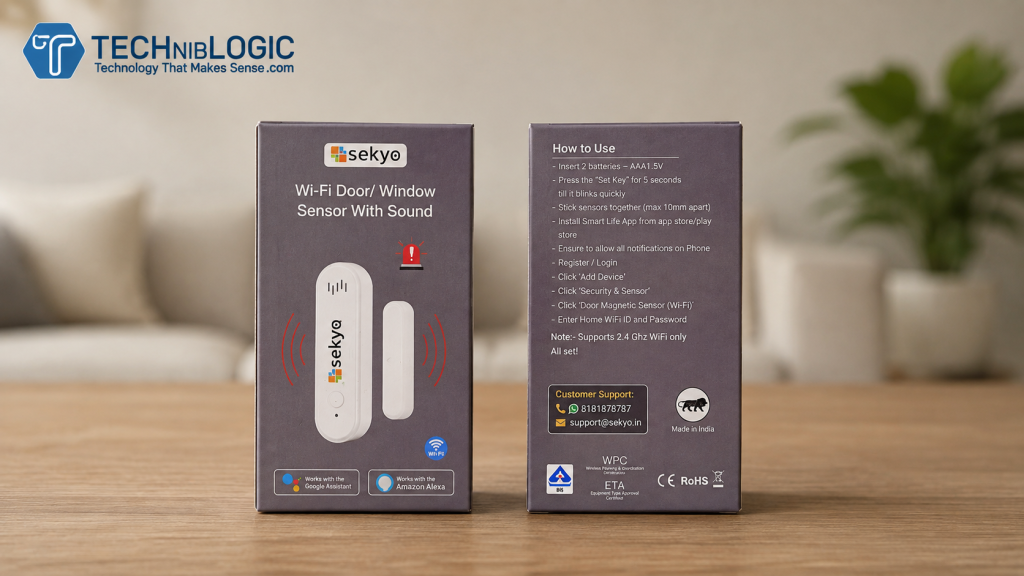 Sekyo Wi-Fi Smart Door Sensor Box