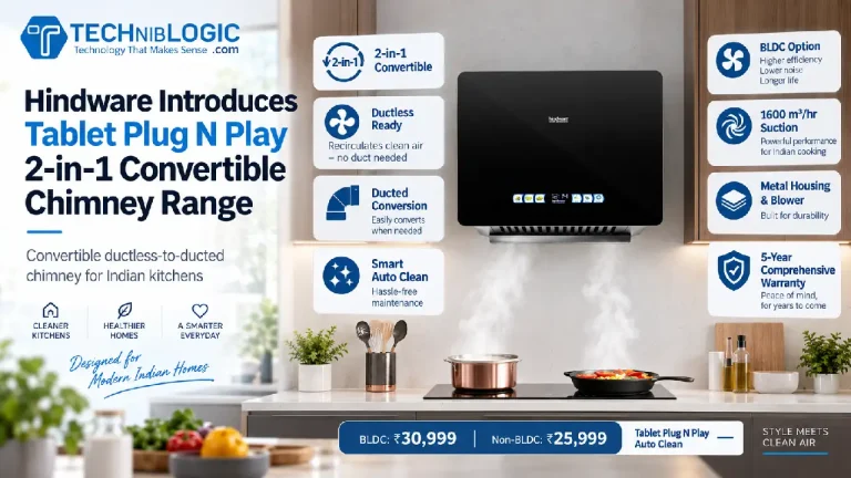 Hindware Launches Tablet Plug N Play Convertible Chimneys: Powerful Suction, Zero Duct Drama